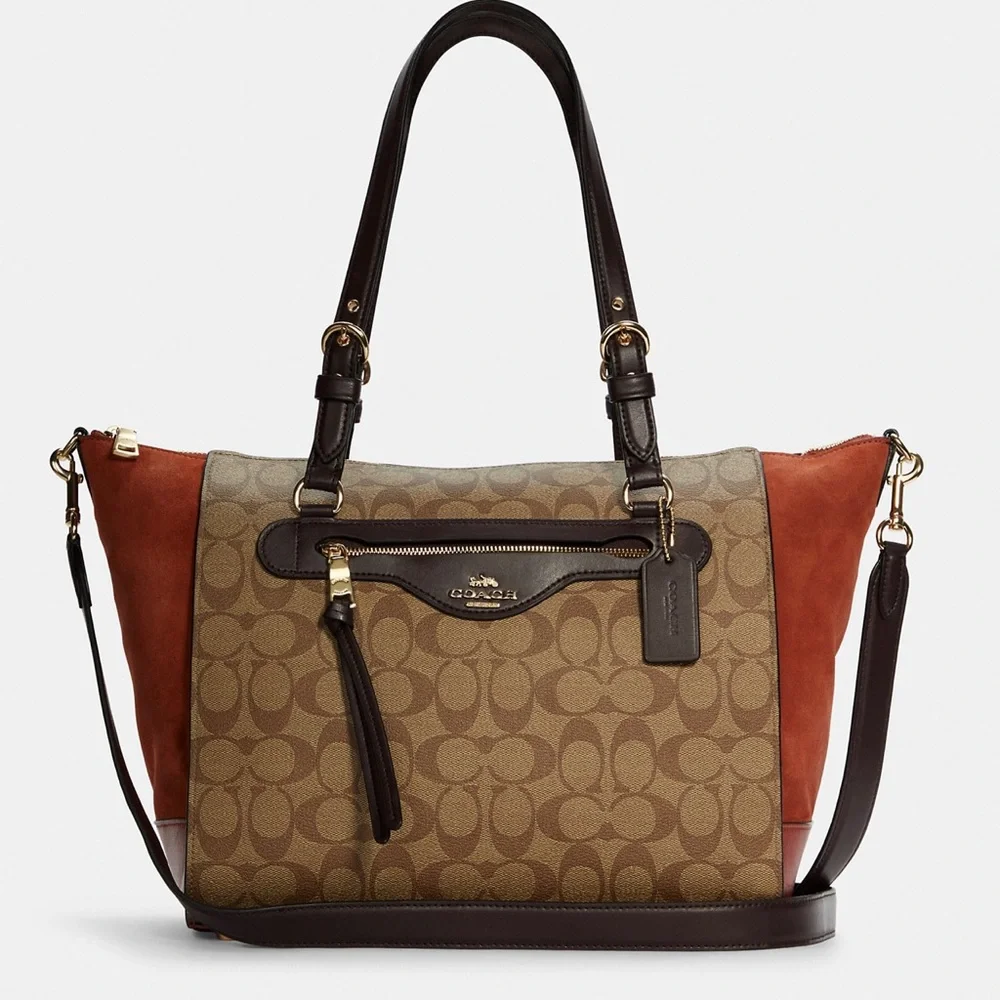 Coach Kleo Carryall In Signature Canvas - Picture 1 of 4